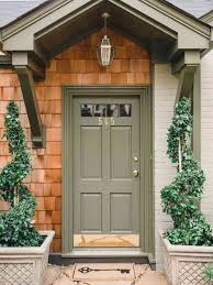 Door Windows Colorful Ideas For Outside Door Colors Front Door Colors For Tan House Front Door Colors Fo Green Front Doors House Front Door Portico Design