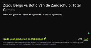 September 5, 2026: Zizou Bergs vs Botic Van de Zandschulp: Total Games Prediction Market