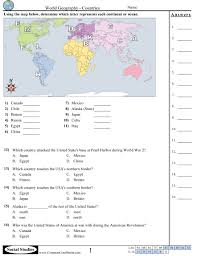 All worksheets can be downloaded and printed. Geography Worksheets Free Distance Learning Worksheets And More Commoncoresheets