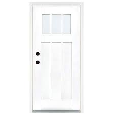 Maybe you would like to learn more about one of these? Mp Doors 36 In X 80 In Smooth White Right Hand Inswing 3 Lite Lowe Classic Craftsman Finished Fiberglass Prehung Front Door N3068r4hc3224 The Home Depot