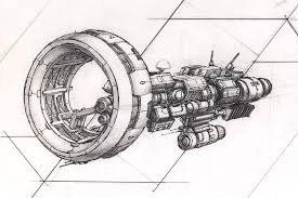 Select a soft white brush with low opacity. Ringship By Ticktockman92 On Deviantart Spaceship Drawing Sf Art Drawing Tutorial Face