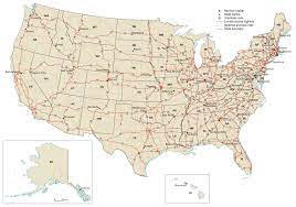 Each trial must be downloaded separately. Us Road Map Interstate Highways In The United States Gis Geography