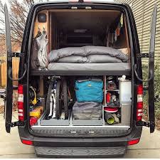 I Spy Lots Of Toys Permanentroadtrip Shows Off Their Garage Show O Mercedes Sprinter Camper Camping Car Sprinter Fourgon Camping Car