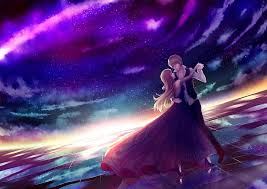 Checkout high quality anime couple wallpapers for android, desktop / mac, laptop, smartphones and tablets with different resolutions. Hd Wallpaper Anime Couple Dancing Stars Sky Romance Dress Night Nature Wallpaper Flare