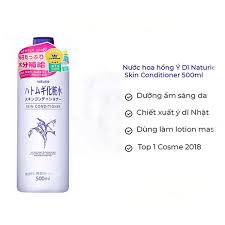 Nước hoa hồng ý dĩ Naturie Hatomugi Skin Conditioner 500ml