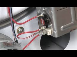 Electric dryer wiring diagramapply model : Whirlpool Dryer Replace Thermostat Thermal Fuse 279816 Youtube
