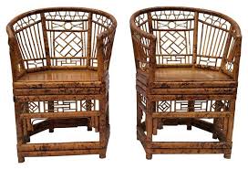 Brighton Bamboo Chippendale Chairs Pair Chippendale Chairs Bamboo Furniture Chair