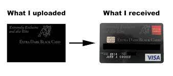 Users can upload their own image or choose from preselected set backgrounds. Best Credit Card Ever The Extra Dark Black Card By John Coogan Medium