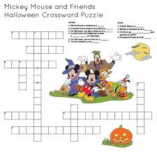 Collection by word game world • last updated 4 weeks ago. Printable Mickey Friends Halloween Crossword Puzzle Disney Family