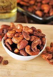 Homemade Bbq Mixed Nuts Image Snack Mix Recipes Roasted Nuts Recipe Savory Nuts Recipe
