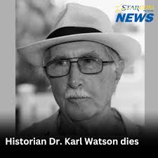 Dr. Karl Stewart Watson, the renowned Barbadian historian, archaeologist,  university lecturer and naturalist has died.  https://starcomnetwork.net/blog/2025/01/12/historian-dr-karl-watson-dies/  Tap the 🔗 link in our bio for the full story and to listen ...