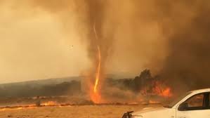 An organized source of angular momentum from wind shear is a must for existence of a fire tornado. Fire Twisters Form On Ravaged Australian Island Ctv News