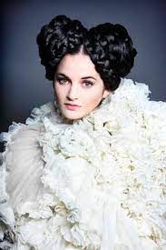 Pigtail And Bun Hairstyle Elizabethan Hair Hair Art Historical Hairstyles