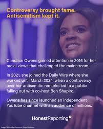 Have you ever noticed how Candace Owens' opinions always seem to align with  the algorithm? She went from pro-Israel to accusing Jews of having a  “bloodlust like no other.” Because when outrage