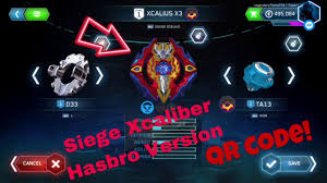 Hey beybladers, need some working beyblade burst codes. Siege Xcaliber Hasbro Version Hasbro Exclusive Tyros Qr Codes Youtube
