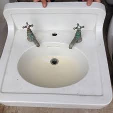 vintage 1920's trenton pottery sink