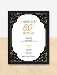 Celebrate with your closest pals by sending out cool printable birthday invitations you can customize in a few simple clicks. 12 Birthday Program Templates Pdf Psd Free Premium Templates