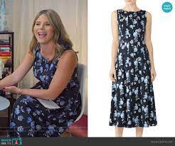 Jenna S Blue Floral Sleeveless Dress On Today Sleeveless Floral Dress Floral Sleeveless Dresses