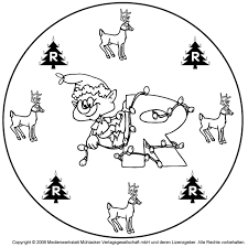 Einfach die schönsten ausmalbilder ausdrucken und loslegen. Weihnachts Wichtel Buchstaben Mandala Zum R Medienwerkstatt Wissen C 2006 2017 Medienwerkstatt