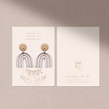 I put a folded towel down on my table, place the cards on top and then poke a straight pin through. Custom Jewelry Display Card Template Earring Jewellery Display Card Earring Display Card Earring Tags Earring Packaging Jewelry Display Cards Display Cards Jewellery Display
