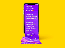 Free Long Scroll Iphone X Mockup P