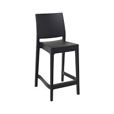 ❇ sublimez votre table de jardin extensible piazza effet bois gris & graphite. Tabouret De Jardin Hauteur Snack Empilable En Polypropylene Maya 4 Pieds Com