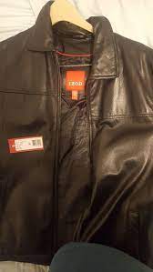 Izod Black Leather Bomber Motorcycle Jacket Coat Mens Sz Medium Fashion Clothing Shoes Accessories M Men S Coats And Jackets Leather Bomber Coats Jackets