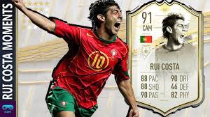 Couto · 6 paulo sousa · 7 figo · 8 joão pinto · 9 sá pinto · 10 rui costa · 11 s. Fifa 21 Rui Costa Icon Moments Review Worth The Coins Youtube