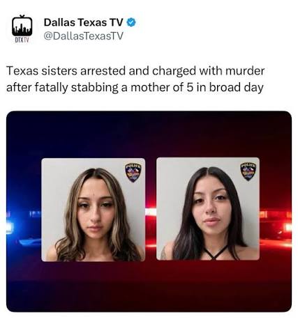 Three women, including two sisters (Kitty Mia Diaz, 21 and Amaya Cookie  Diaz, 19), have been charged with murder after authorities say they fatally  stabbed Caroline “Caro” Peña, a mother of five,