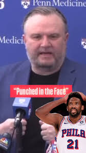 “We’ve really been punched in the face”, 🥊 Sixers president Daryl Morey  makes Mike Tyson reference saying their plan blew up when they were punched  in the face with injuries but Morey still believes ...