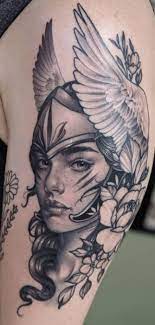 Valkyrie tattoo by gustavo takazone | post 28844. 35 Amazing Valkyrie Tattoos That You Must See Tattoo Me Now