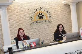 Providing the best service and care period. Golden Paws Front Desk Pet Hotel Pet Resort Luxury Pet