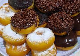 Cara Membuat Donat Mini Tanpa Telur Mudah Banget Recipe In 2021 Pembuat Donat Donat Cemilan
