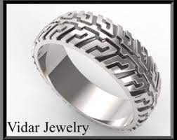 Black Gold Wedding Band Tire Tread Ring Unique Wedding Band Etsy Sterling Silver Mens Wedding Bands Mens Wedding Bands Sterling Silver Wedding Band