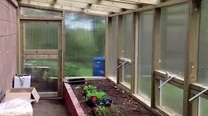 We've got some instructions for small diy greenhouses for you! Diy Lean To Greenhouse Completed Youtube