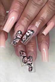 Black And Purple Butterfly Nails Natural Butterfly Nails Design For Long Nails 2020 Fashion Girl S Blog In 2020 Butterfly Nail Designs Long Nails Butterfly Nail
