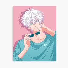 142 images about my style on we heart it see more about anime nct and nct dream. The Handsome Anime Boy With White Hair Photographic Print By Angoart Redbubble