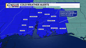 EXTREME COLD WARNING issued for the whole news 5 neighborhood from Friday  night through Sunday at noon. Dangerously cold wind chills getting close to  4 degrees for your feels like temperature. Sunday