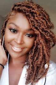 The most common butterfly locs material is glass. Ombre Brown Butterfly Locs Novocom Top