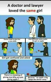 An Apple A Day Keeps Healthy Doctor Away Funny Puns Really Funny Memes Funny Jokes