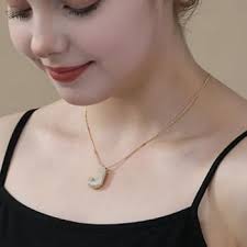 Apsvo Colar com letra bolha dourado, A-Z, balões com inicial de strass,  pingente de letra folhada, colar grosso com alfabeto para mulheres, Latão,  Strass