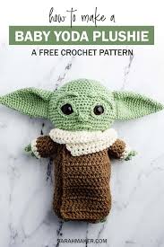 How To Crochet Baby Yoda A Free Amigurumi Pattern Sarah Maker Star Wars Crochet Crochet Patterns Amigurumi Crochet Patterns