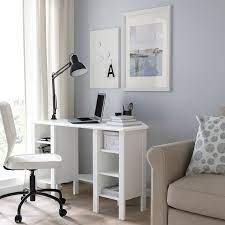 brusali corner desk white 120x73 cm ikea hoekbureau wit bureau ikea desk