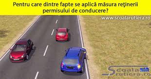 Prin urmare, este interzis să aprindeţi lanterna de ceaţă din spate, pentru nerespectarea acestei reguli se va aplica amendă contravențională și puncte de penalizare. Chestionare Auto Pentru Care Dintre Faptele De Mai Jos Se AplicÄƒ MÄƒsura ReÅ£inerii Permisului De Conducere