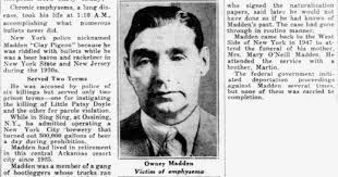 The Writers of Wrongs: Owney Madden dies at Hot Springs, Arkansas
