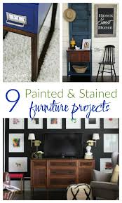 Both stain and paint are applied on a surface with a purpose to provide protection and add color. 9 Gorgeous Stained And Painted Furniture Makeovers
