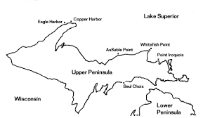 Maybe you would like to learn more about one of these? Map Showing Upper Peninsula Lighthouses Open To The Public