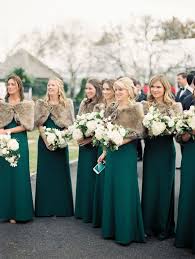 Take A Peek At A Wedding Inspired By Ralph Lauren S Iconic Style Emerald Green Bridesmaid Dresses Winter Bridesmaid Dresses Green Bridesmaid Dress Winter