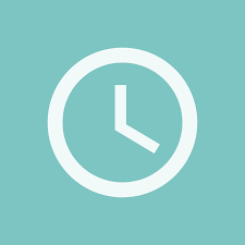 Aqua Clock Ios Icon App Icon Iphone Icon