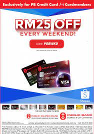 Shopee 12.12 bank and credit card promo codes. Shopee X Public Bank Promotion Mypromo My